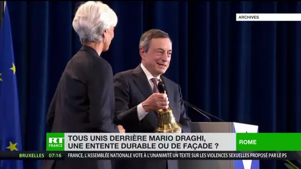 Italie : tous unis derrière Mario Draghi, une entente durable ou de façade ?