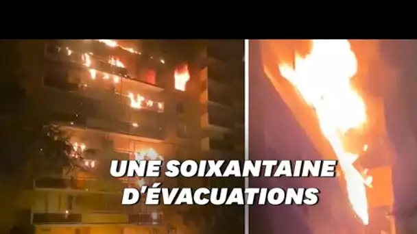 À Sainte-Foy-lès-Lyon, un incendie ravage un immeuble