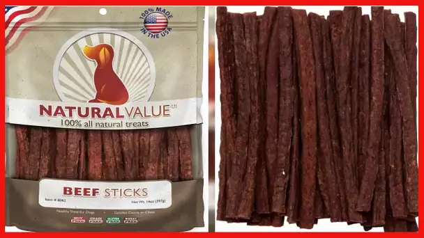 Loving Pets Natural Value All Natural Soft Chew Beef Sticks For Dogs, 14-Ounce