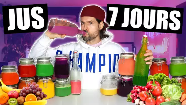 JE BOIS QUE DES JUS PENDANT UNE SEMAINE (Defi Cure de jus Détox) - HUBY