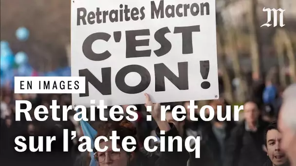 Réforme des retraites : la cinquième journée de mobilisation en images