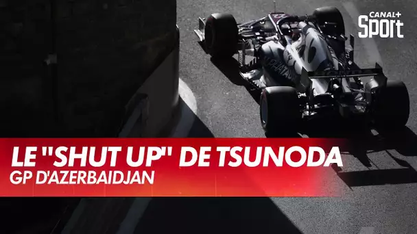 La colère de Tsunoda à la radio - GP d'Azerbaïdjan