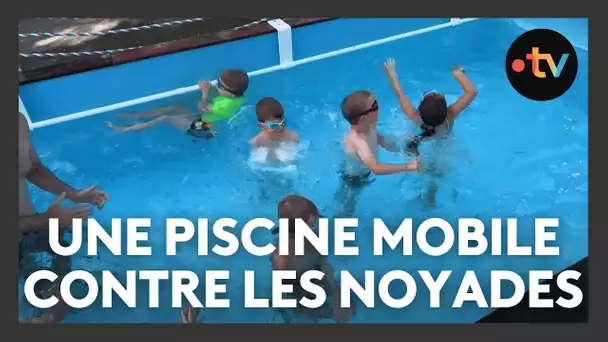 Opération Caravana'ge : une piscine mobile itinérante pour apprendre à nager aux plus petits