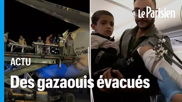 Un avion des Emirats Arabes Unis décollent avec des Palestiniens blessés à Gaza