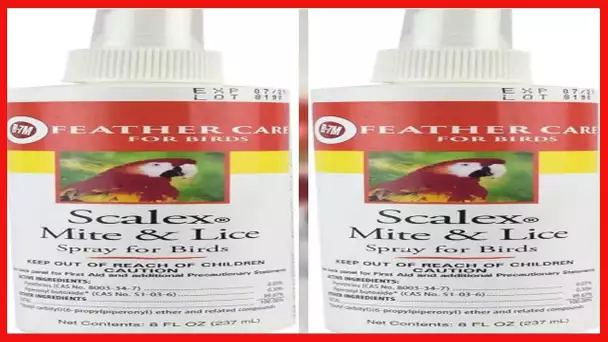 Scalex Mite & Lice Spray for Birds, 8 oz.