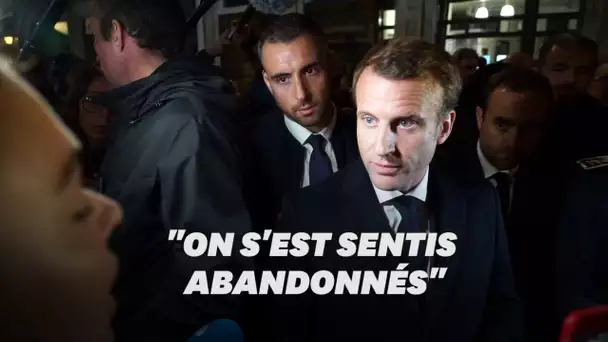 Macron interpellé par des habitants de Rouen après Lubrizol