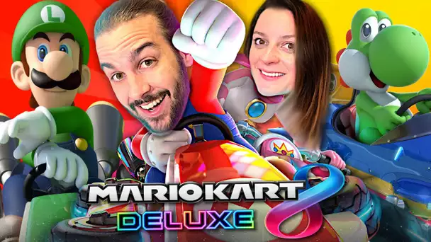 ON EST PRET POUR LES NOUVELLES COURSES DLC MARIO KART 8 DELUXE ! COUPE 150CC MIROIR MARIO KART 8