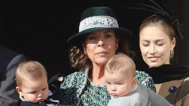 Caroline de Monaco, grand mère comblée  elle ne quitte pas les enfants d'Andrea et Pierre Casiraghi