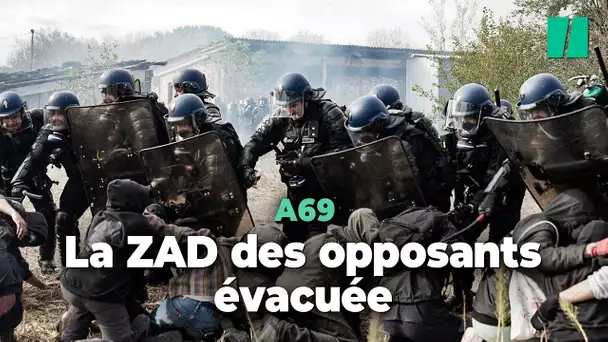 La ZAD des opposants à l'A69 évacuée par les forces de l'ordre