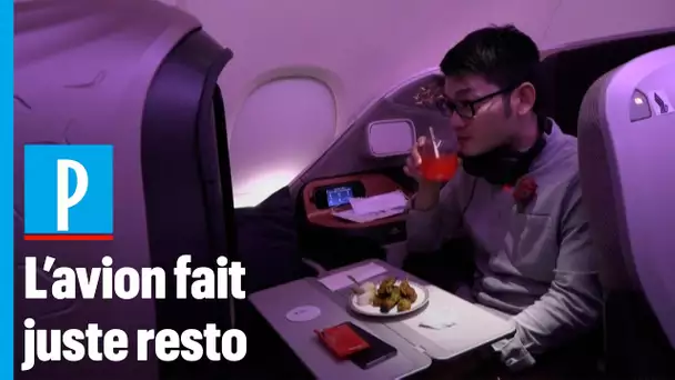 Singapour : le succès des repas servis à bord d’un A380 cloué au sol