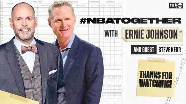 Steve Kerr Joins Ernie Johnson On #NBATogether To Talk Bulls, Coaching & More!