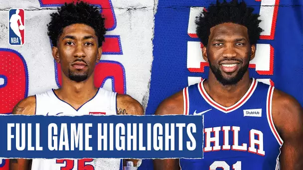 PISTONS at 76ERS | FULL GAME HIGHLIGHTS | March 11, 2020