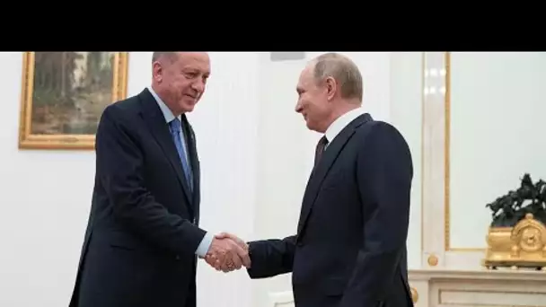 Vladimir Poutine et Recep Tayyip Erdogan annoncent un cessez-le-feu à Idleb
