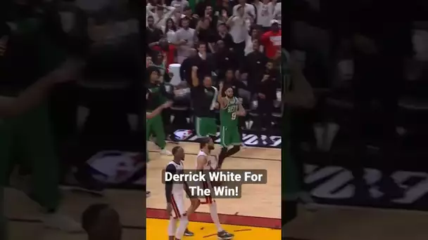 Derrick White’s INSANE #TissotBuzzerBeater! Celtics Force Game 7! 😳| #Shorts