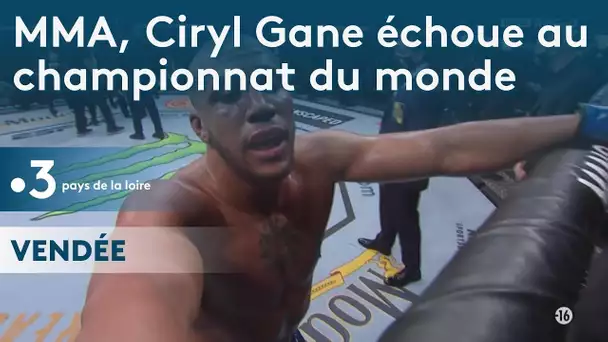 MMA, interview de Ciryl Gane après son combat au championnat du monde en Californie