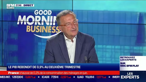 Christian de Boissieu (Cercle des économistes) : Le PIB rebondit de 0,9% au deuxième trimestre