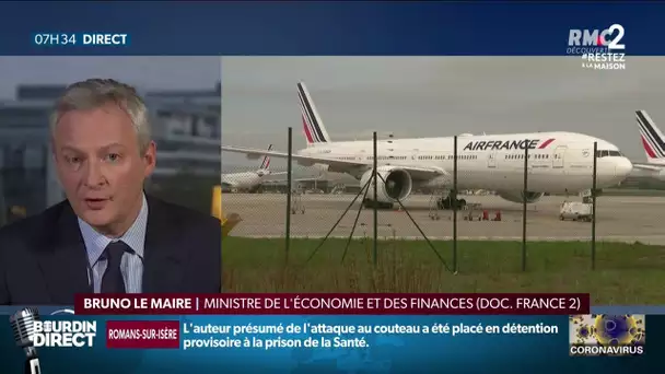 Le ministre de l'Économie s'est dit prêt à aider fortement Air France