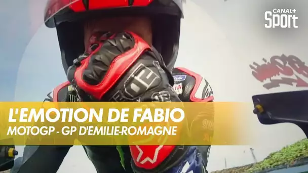L'émotion de Fabio Quartararo à l'arrivée - GP d'Émilie-Romagne
