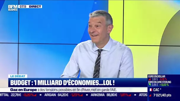 Nicolas Doze face à Jean-Marc Daniel : Budget, 1 milliard d'économies... Lol !