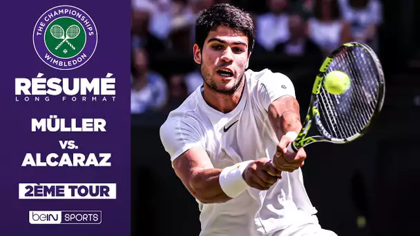 Résumé - Wimbledon : Carlos Alcaraz VS Alexandre Müller