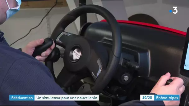 Plateau d'Hauteville (Ain) : un simulateur de conduite pour la rééducation