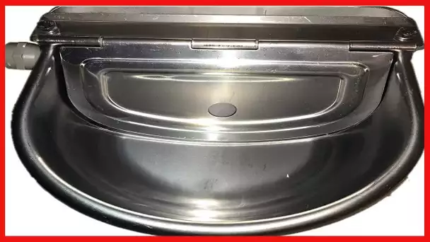 Automatic Farm Grade Stainless Stock Waterer Horse Cattle Goat Sheep Dog Water by RNL RabbitNippLes