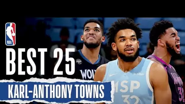 25 Best Karl-Anthony Towns Career Plays | #NBABDay 🎂