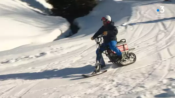 Le MoonBike, une motoneige 100% électrique de Haute-Savoie