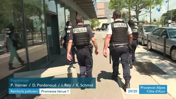 Alpes-Maritimes : les réactions après l'annonce de l'arrivée de 95 policiers nationaux