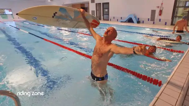 Nouvelle discipline : On a testé le 50 mètres nage libre en surf !