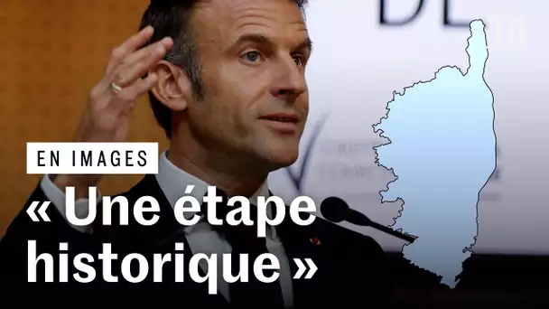 Corse : Emmanuel Macron en faveur de son autonomie