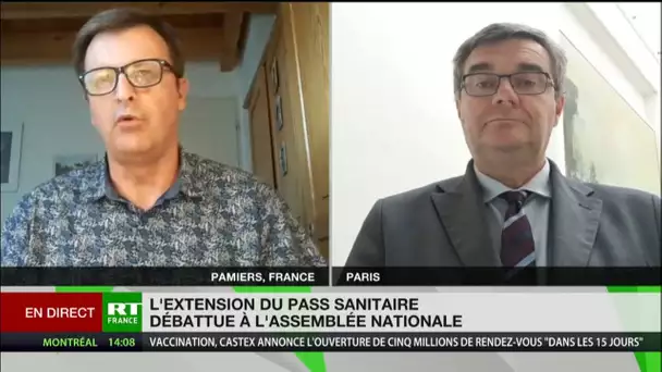 Pass sanitaire : Michel Larive (LFI) et Rémy Rebeyrotte (LREM) débattent sur RT France