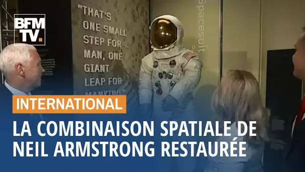 La combinaison spatiale de Neil Armstrong de nouveau exposée à Washington