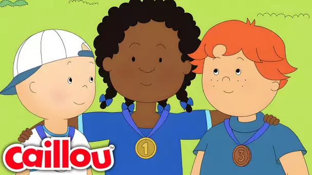 Journée Sportive dans la Cour Arrière | Les Nouvelles Aventures de Caillou | S3: É27