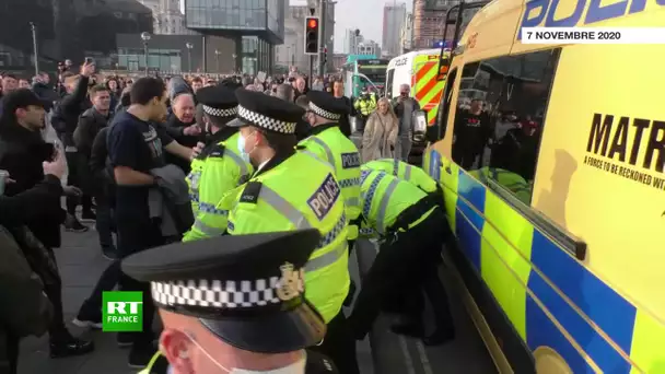 Liverpool : échauffourées lors d'une manifestation contre les nouvelles restrictions anti-Covid-19