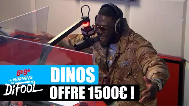Dinos offre 1500€ à un auditeur ! #MorningDeDifool
