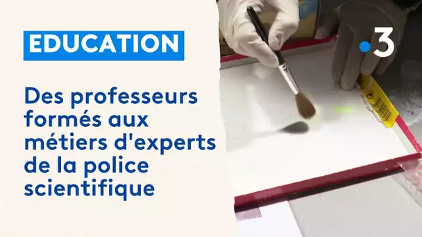 Les gendarmes forment des professeurs aux métiers d'experts de la police scientifique à Valbonne