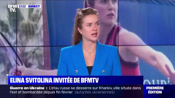 "Nous devons être unis": la star ukrainienne de tennis Elina Svitolina témoigne sur BFMTV