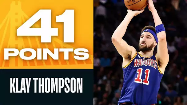 Klay Goes Off For 41 PTS On The Road!