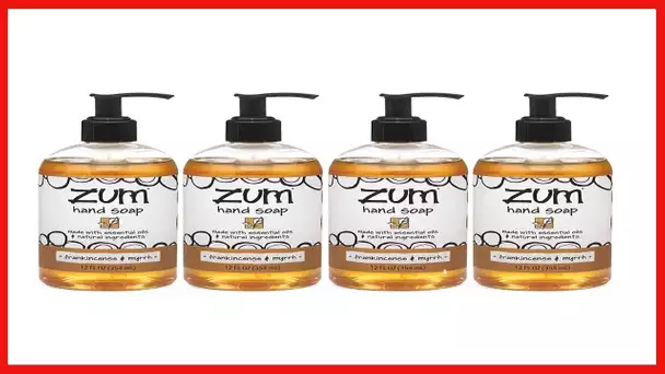 Zum Hand Soap - Frankincense & Myrrh - 12 fl oz (4 Pack)