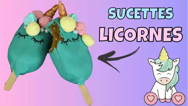 ♡• RECETTE SUCETTE LICORNE | POP CAKE SANS CUISSON •♡