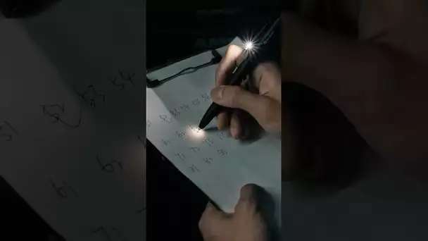 Un stylo qui permet d’écrire dans l’obscurité