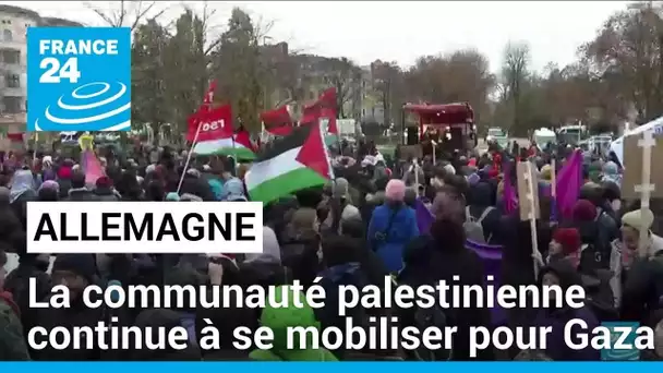 À Berlin, la communauté palestinienne continue à se mobiliser pour Gaza • FRANCE 24