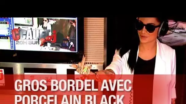 Gros bordel dans l&#039;émission avec Porcelain Black - C&#039;Cauet sur NRJ