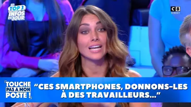 Coup de gueule : Delphine Wespiser ne comprend pas qu'on donne des smartphones aux migrants !