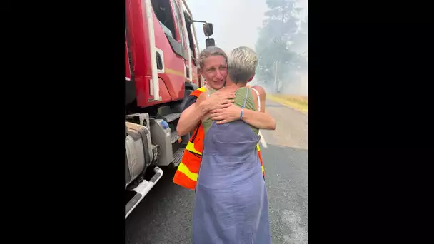 Incendies en Gironde : le remerciement d'une famille aux pompiers de Haute-Vienne
