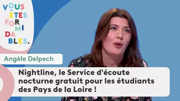 Nightline, c’est le Service d'écoute nocturne gratuit pour les étudiants des Pays de la Loire !