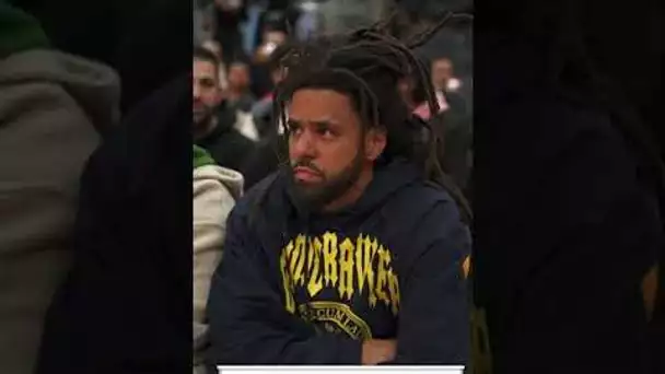 J.COLE COLEWORLD courtside in Toronto checking out DSJ and the Hornets! | #shorts