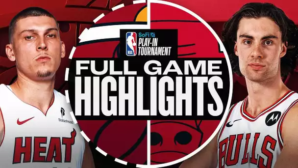 HEAT at BULLS | #SoFiPlayIn | FULL GAME HIGHLIGHTS | April 16, 2025