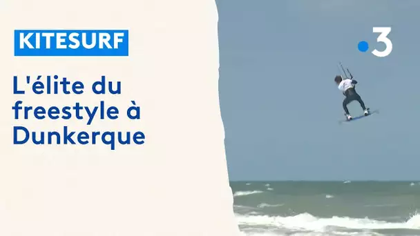 Kitesurf : l'élite du freestyle à Dunkerque
